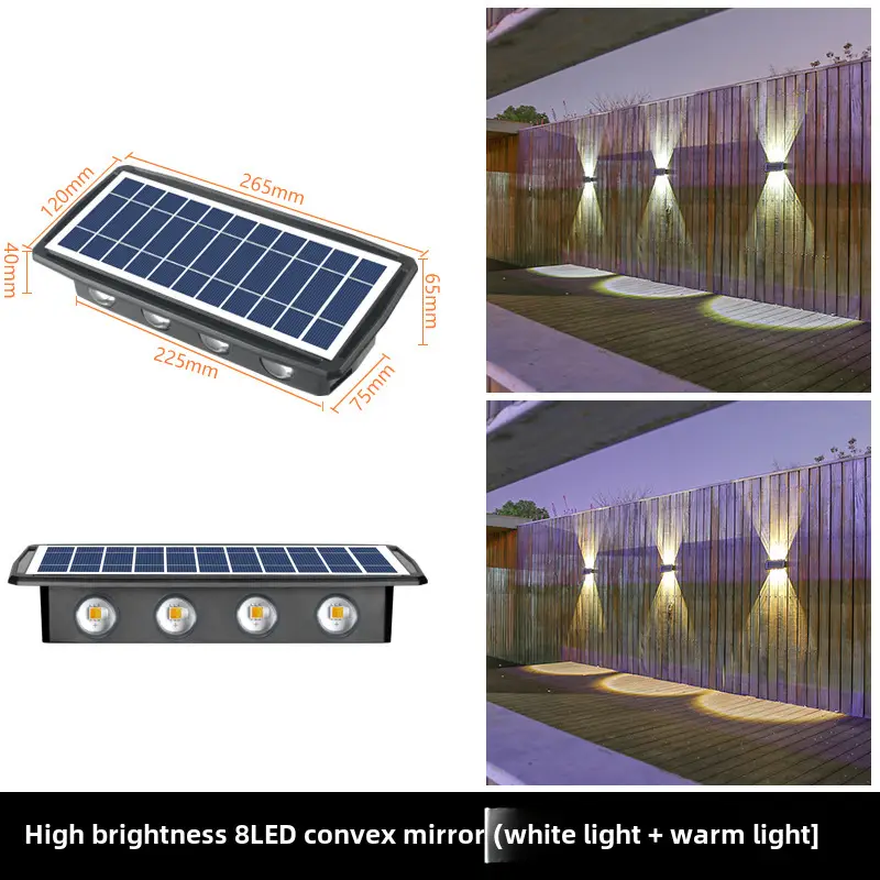 Solar Wall Lights Outdoor Waterproof High Brightness - Image 14