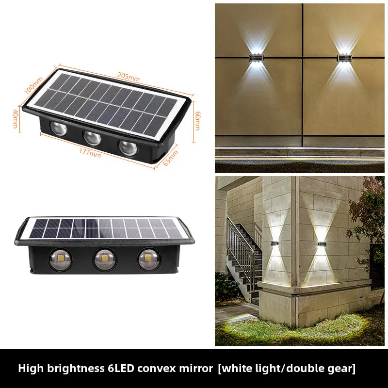 Solar Wall Lights Outdoor Waterproof High Brightness - Image 5
