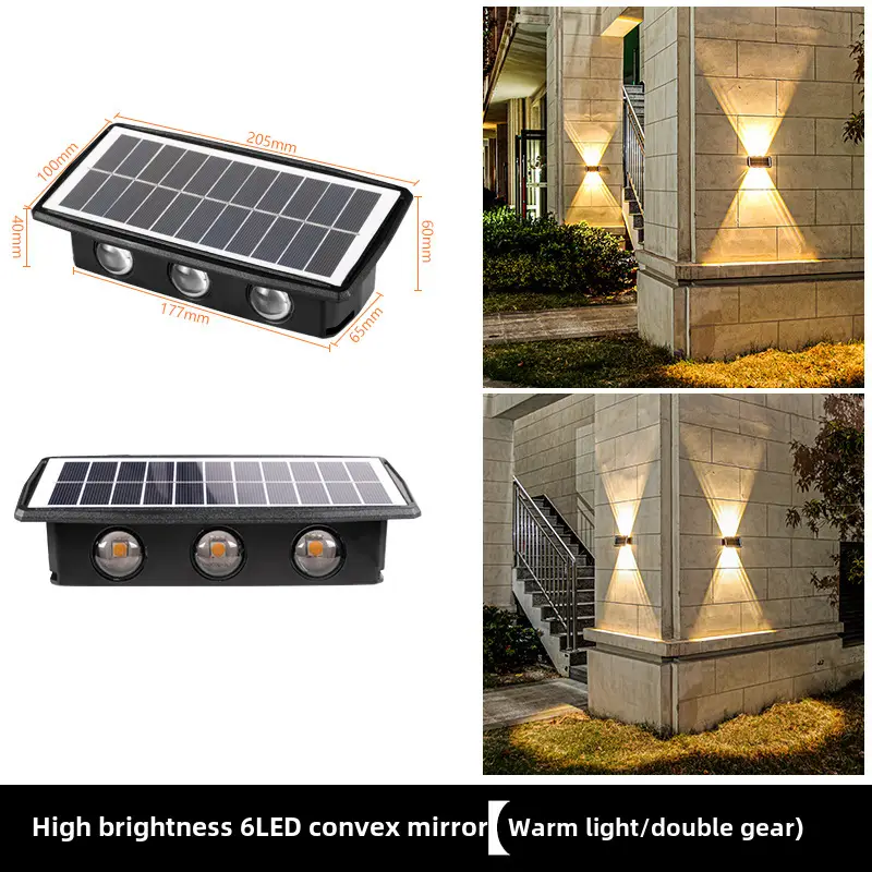 Solar Wall Lights Outdoor Waterproof High Brightness - Image 6