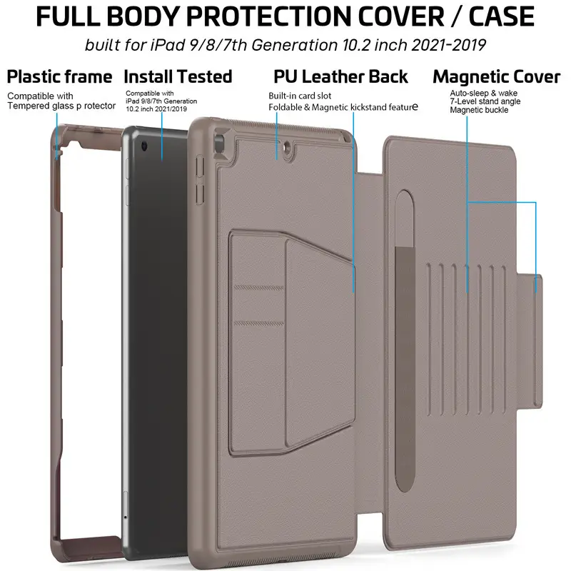2024 iPad Air 6 Pro 11" Flip Cover Protective Case - Image 8