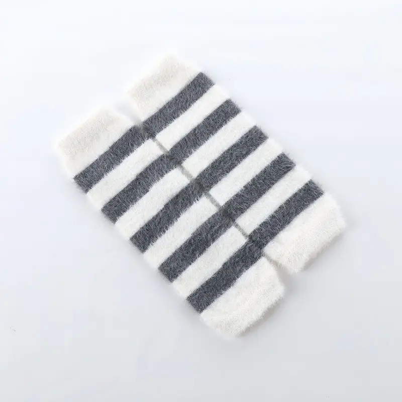 Autumn Baby Knee Protector Thick Velvet Striped