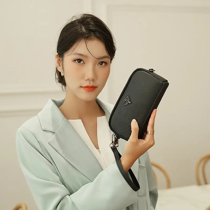 Women's Black Crossbody Shoulder Bag Small Korean Style - Image 5
