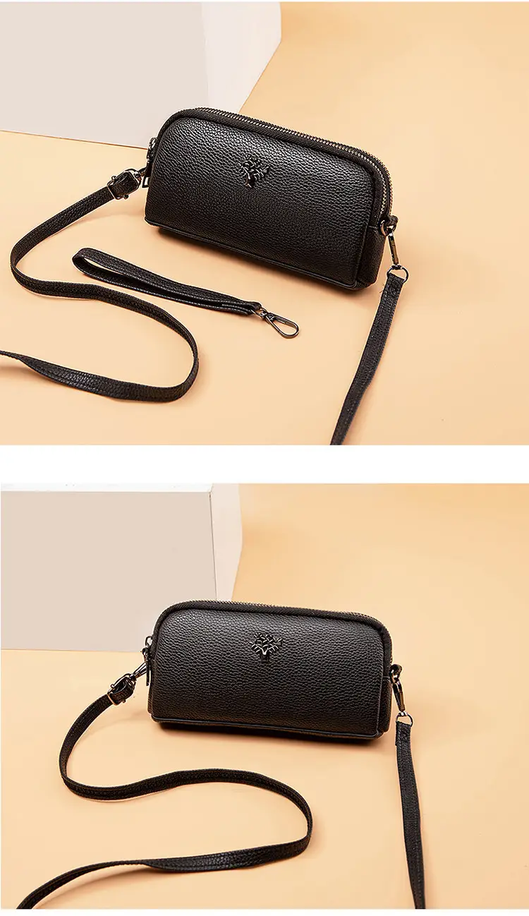 Women's Black Crossbody Shoulder Bag Small Korean Style โ feature 14