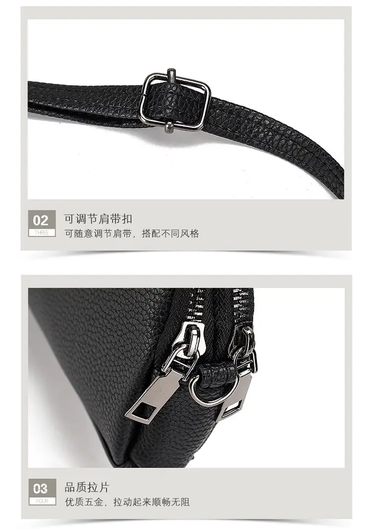 Women's Black Crossbody Shoulder Bag Small Korean Style โ feature 18