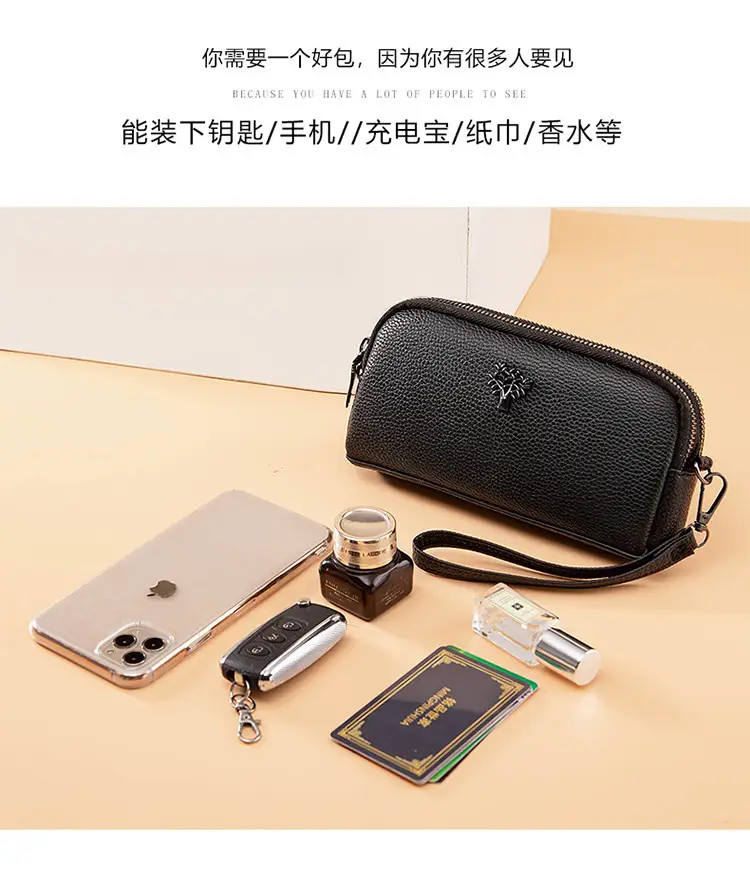 Women's Black Crossbody Shoulder Bag Small Korean Style โ feature 6