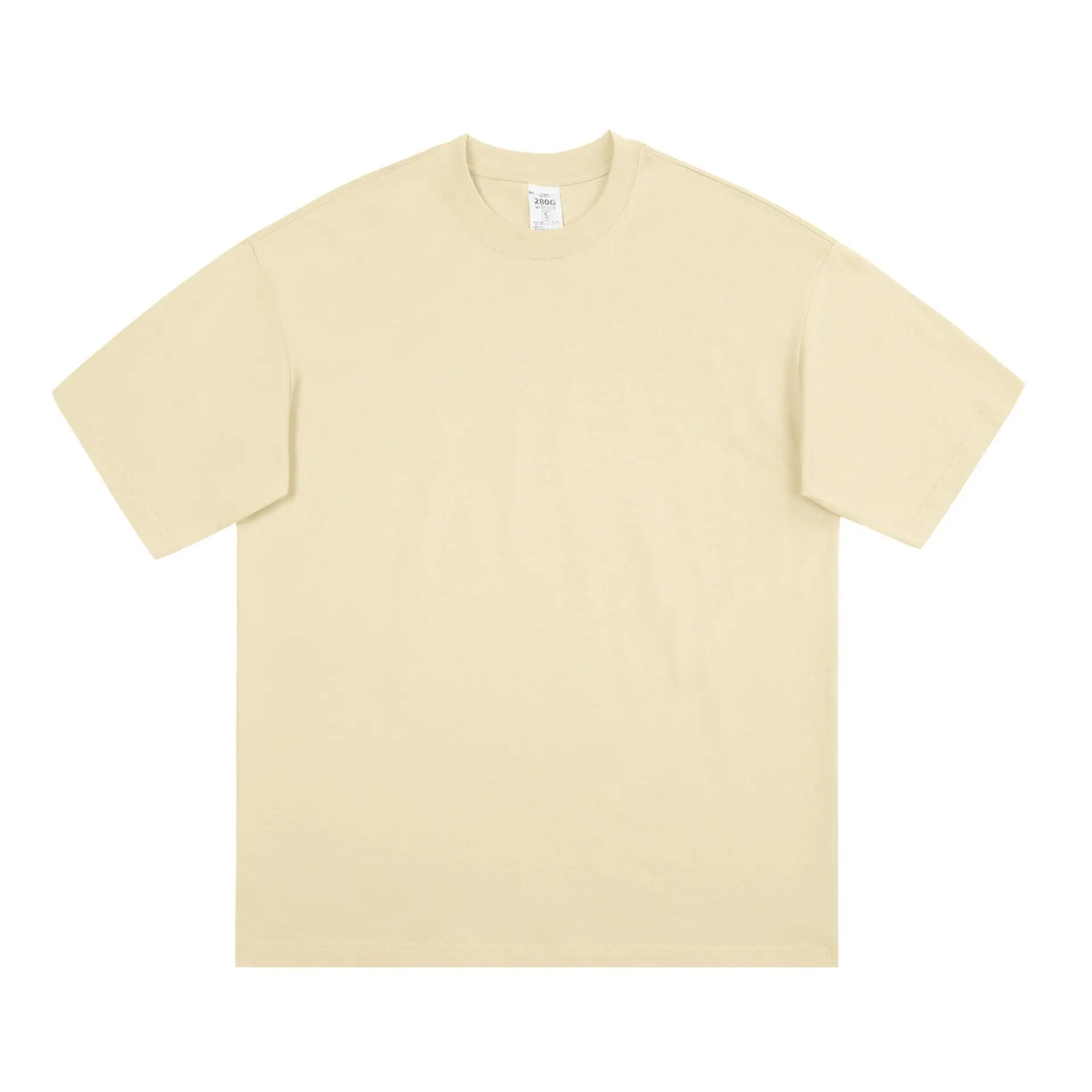 Men Blue Cotton T-Shirt Short Sleeve Loose Fit
