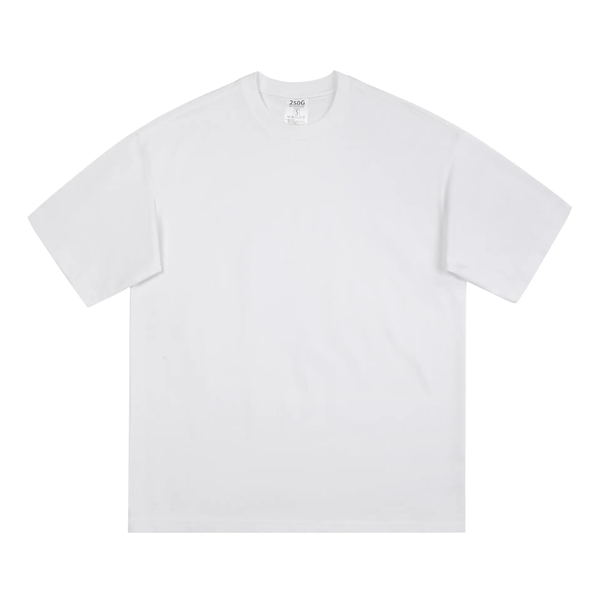 Men Blue Cotton T-Shirt Short Sleeve Loose Fit
