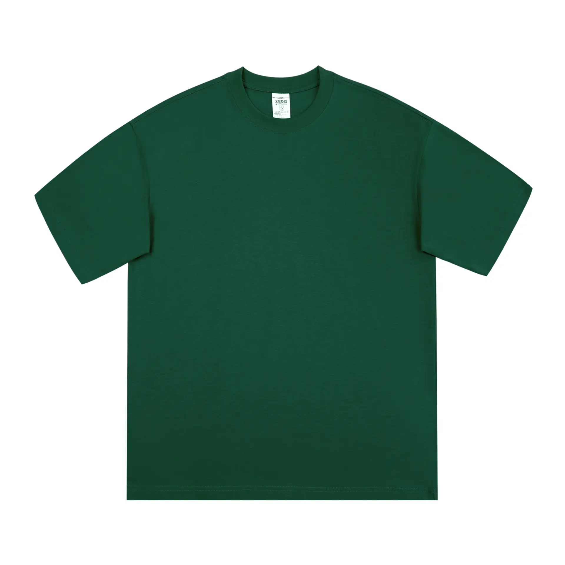 Men Blue Cotton T-Shirt Short Sleeve Loose Fit