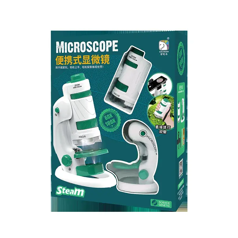 Portable Microscope for Kids 120x Bright Green - Image 21