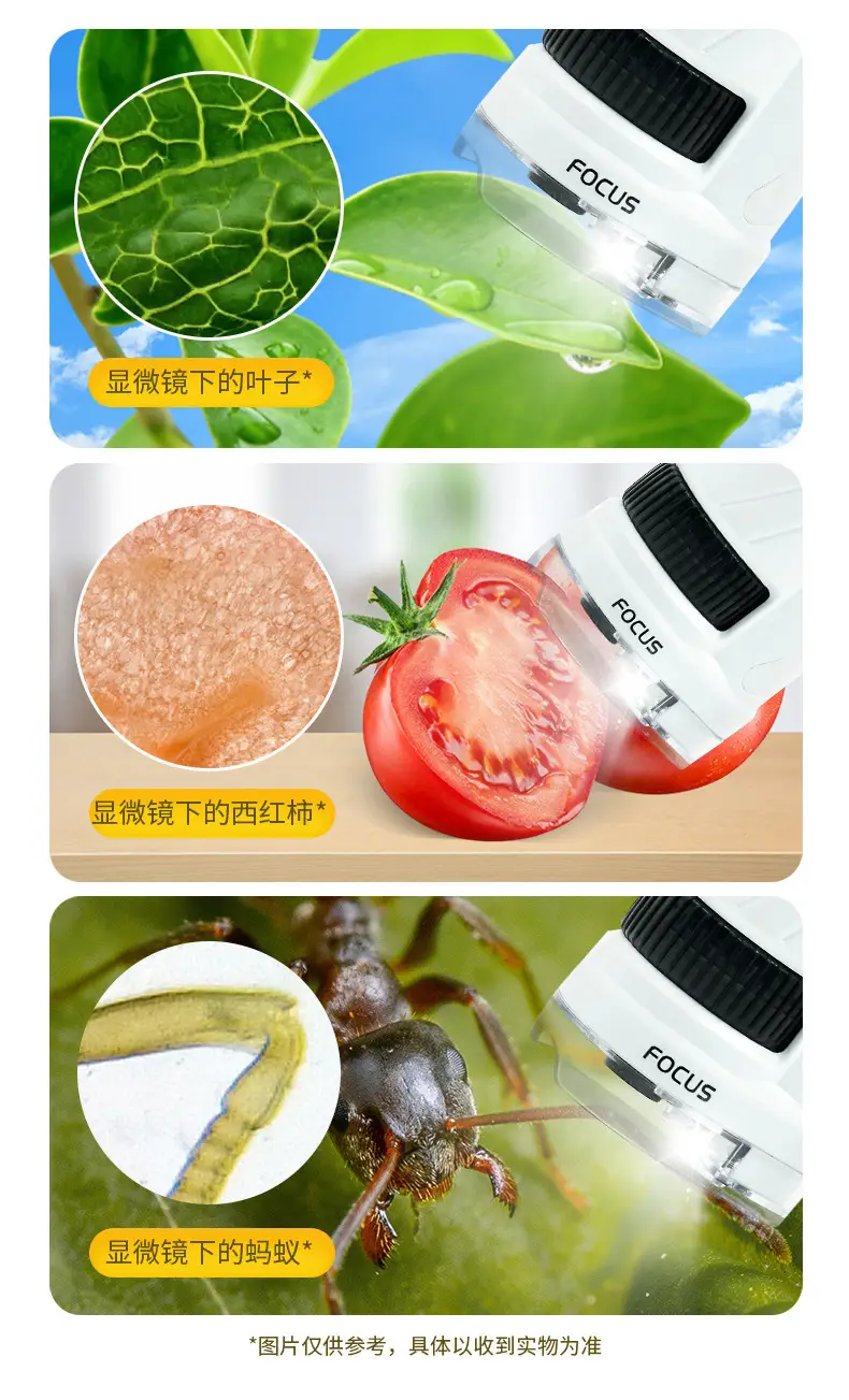 Portable Microscope for Kids 120x Bright Green — feature 8