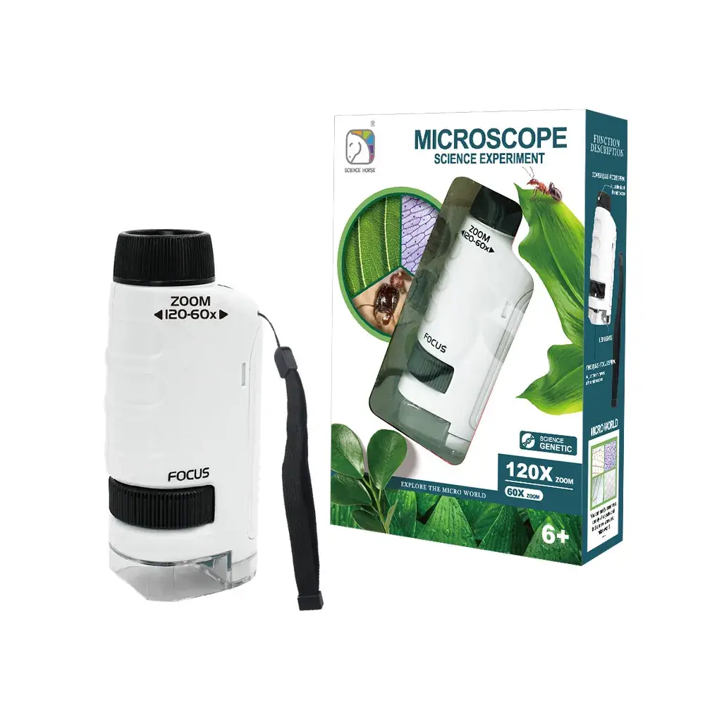 Portable Microscope for Kids 120x Bright Green - Image 6