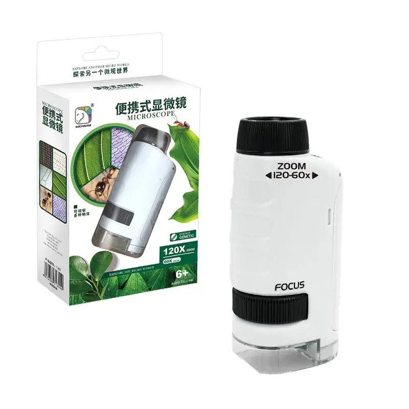 Portable Microscope for Kids 120x Bright Green - Image 7