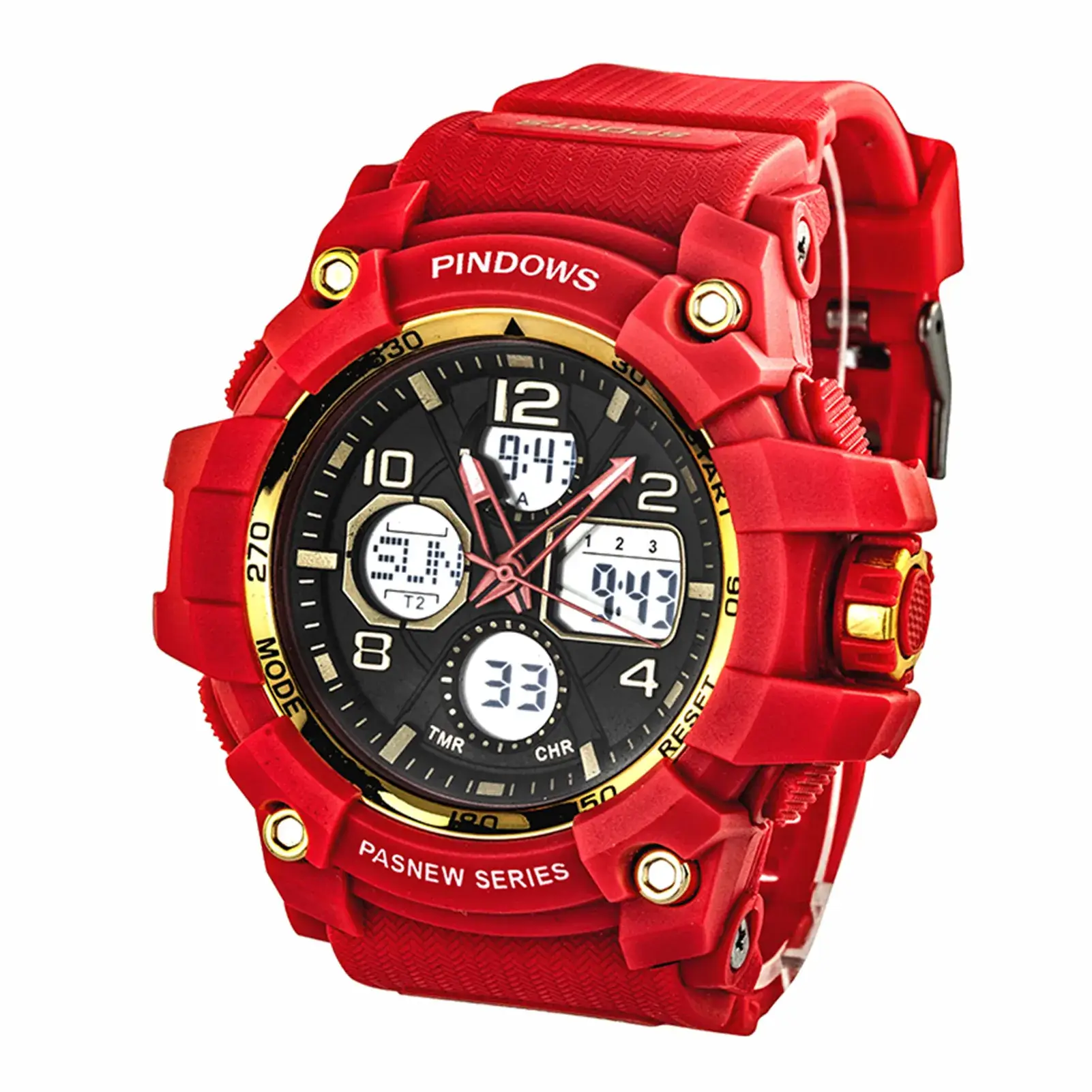 LED Backlight Waterproof Men's Digital Watch
