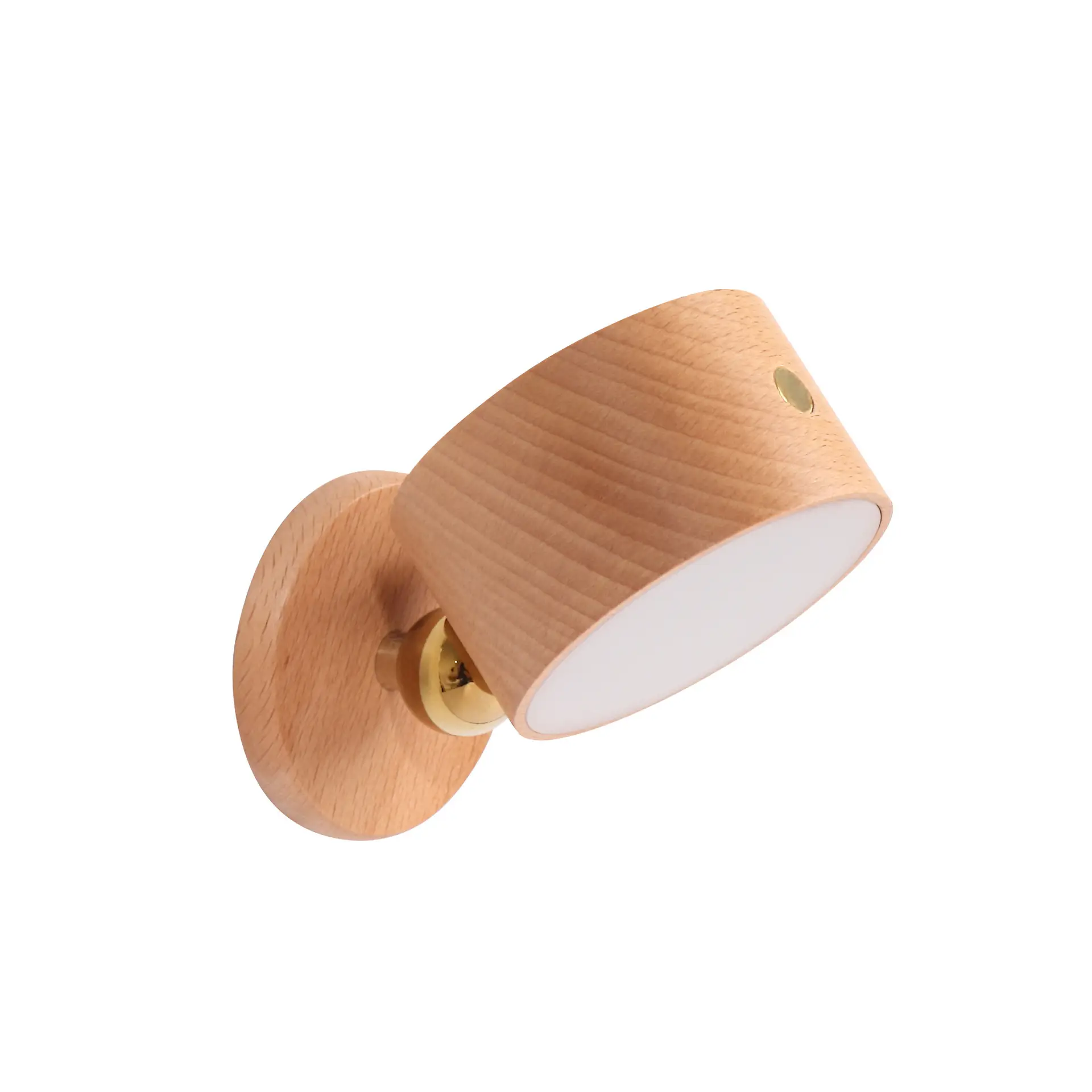 Wooden Magnetic LED Night Light with USB Charging - Image 7