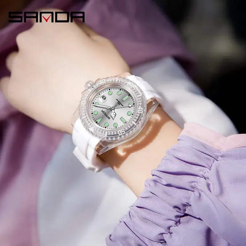 Sanda Waterproof Men's Watch with Calendar & Multi-Language Display - Image 16