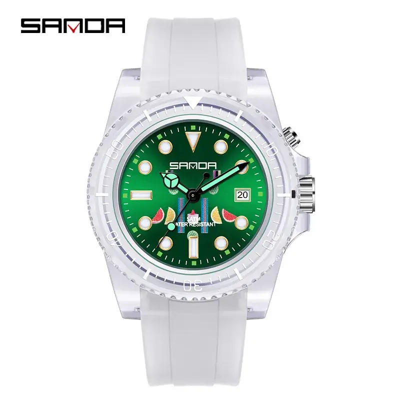 Sanda Waterproof Men's Watch with Calendar & Multi-Language Display - Image 10