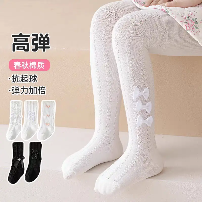 2025 New Summer Socks Baby Kids Lace Cotton Leggings - Image 9