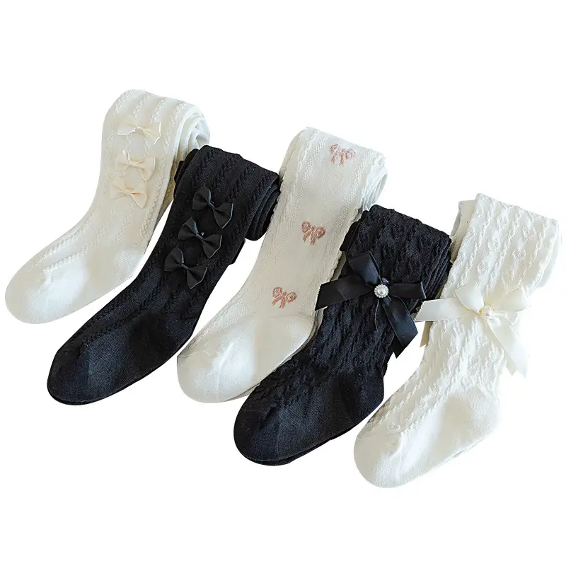 2025 New Summer Socks Baby Kids Lace Cotton Leggings - Image 10