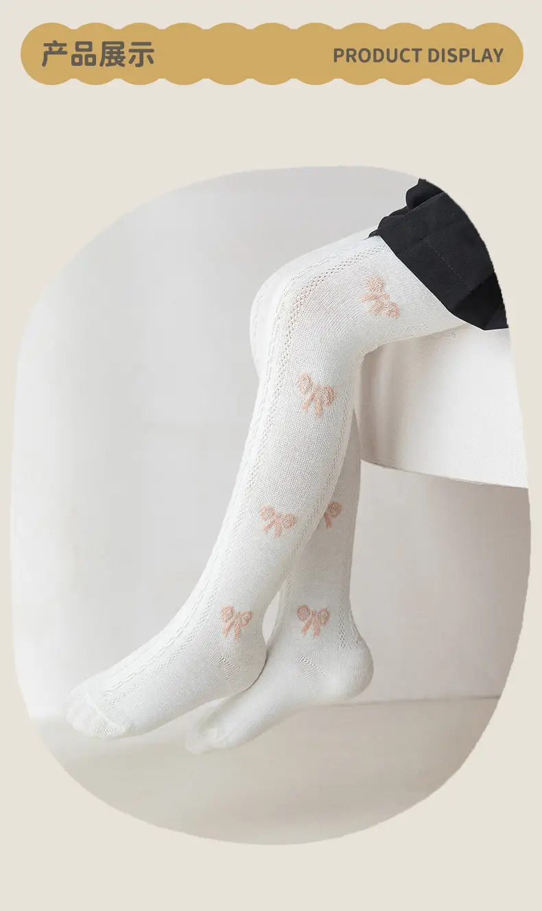2025 New Summer Socks Baby Kids Lace Cotton Leggings — feature 11