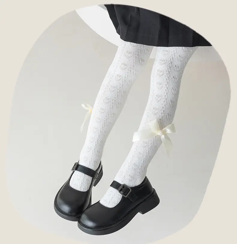 2025 New Summer Socks Baby Kids Lace Cotton Leggings — feature 14