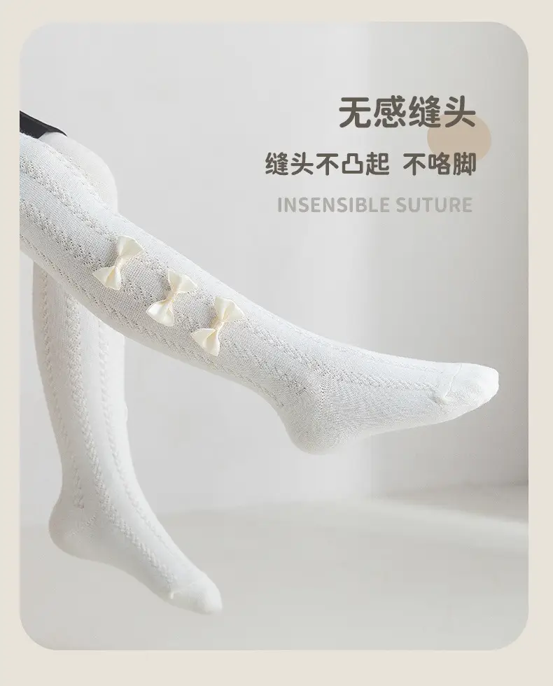 2025 New Summer Socks Baby Kids Lace Cotton Leggings — feature 9