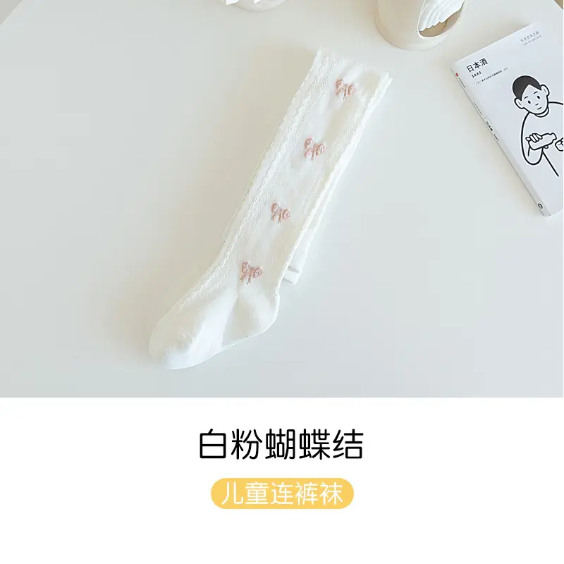 2025 New Summer Socks Baby Kids Lace Cotton Leggings - Image 5