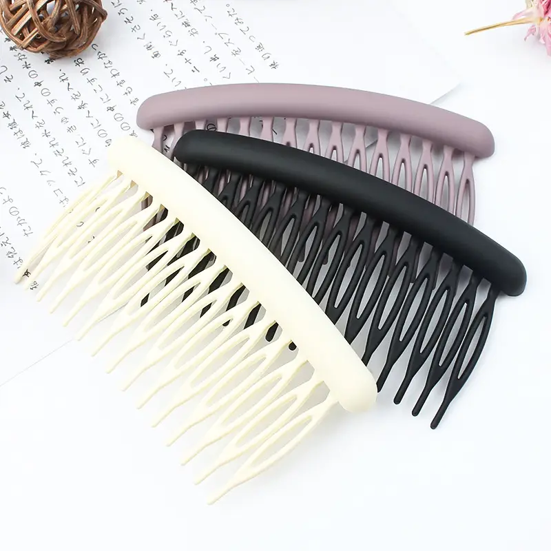 New All-Match Fresh Round 15-Tooth Hair Comb Non-Slip Bangs - Image 17
