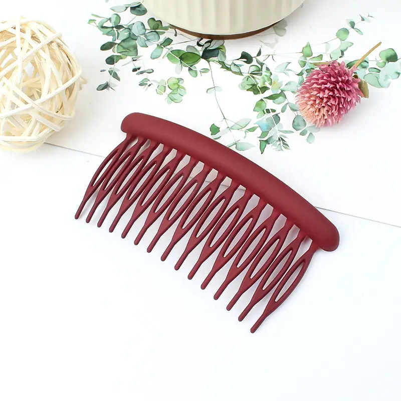 New All-Match Fresh Round 15-Tooth Hair Comb Non-Slip Bangs - Image 4