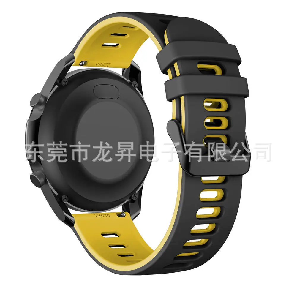 Two Color Silicone Strap Smartwatch 20mm 22mm - Image 15
