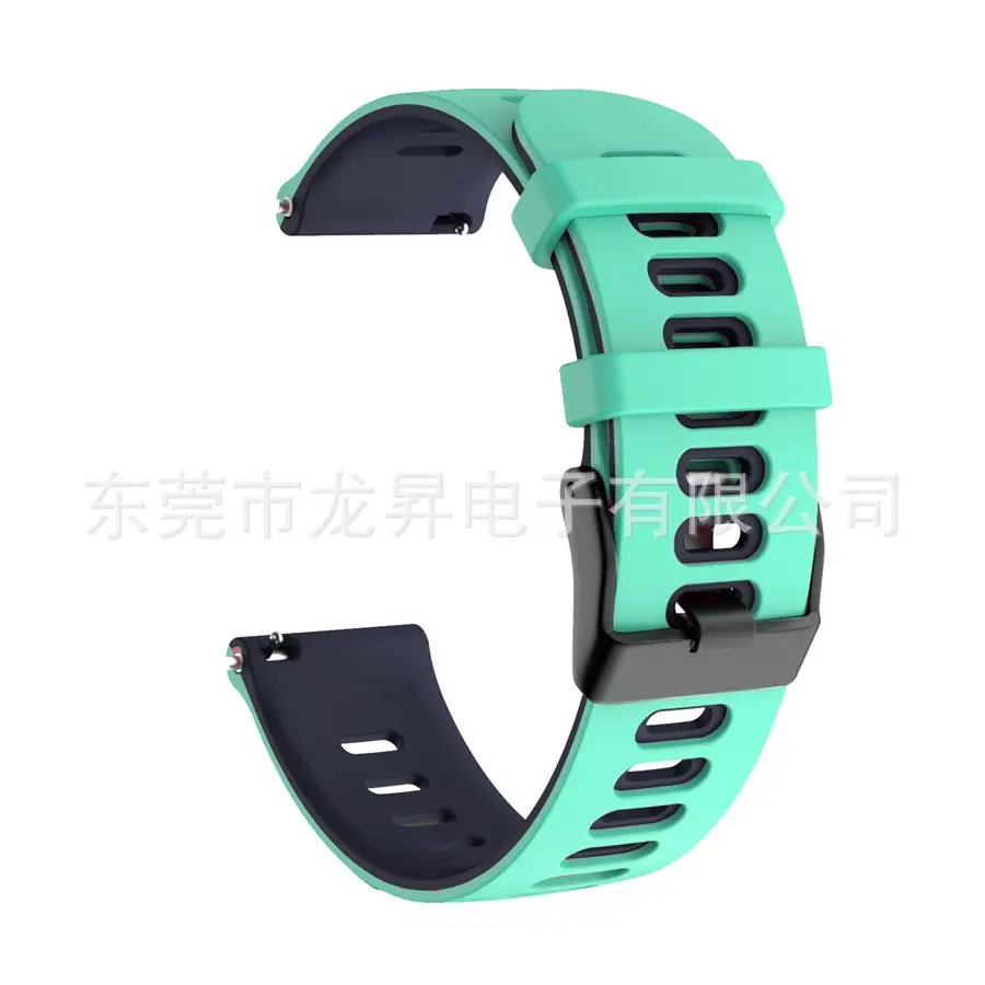 Two Color Silicone Strap Smartwatch 20mm 22mm - Image 5