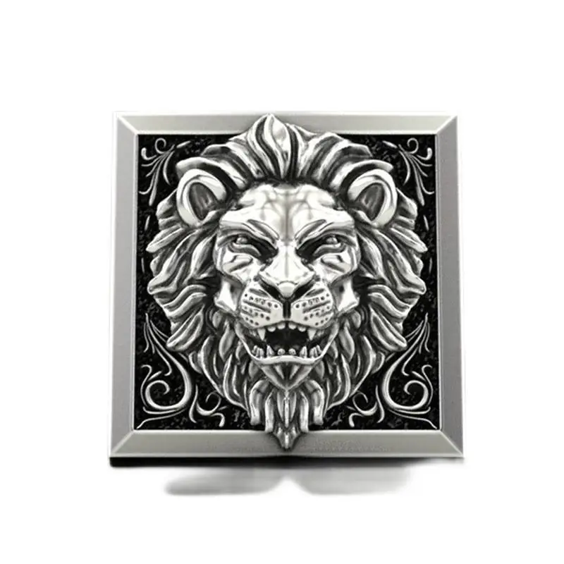 Lion Embroidered Cross-Border Ring for Men - Image 6