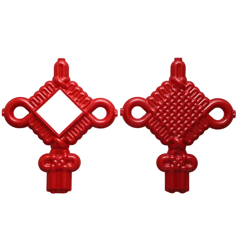 Red Chinese Knot LED Street Light Decorative Outdoor Lamp - Image 5