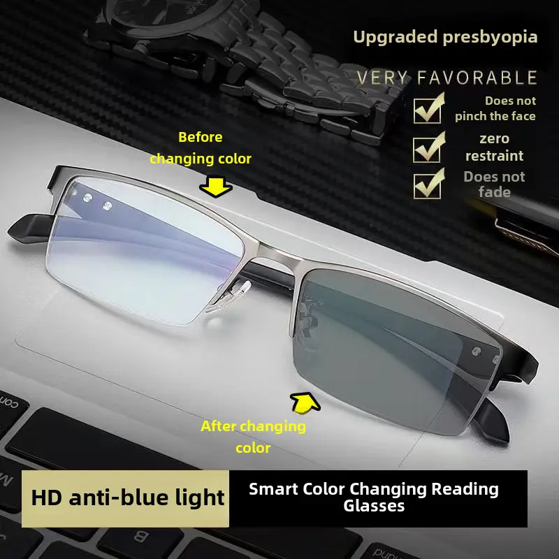 Smart Color-Changing Reading Glasses for Men Women - Image 4