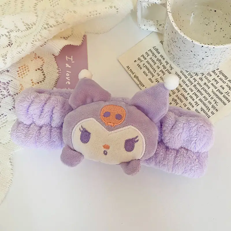 Plush Cute Hair Bands for Girls with Animal Design