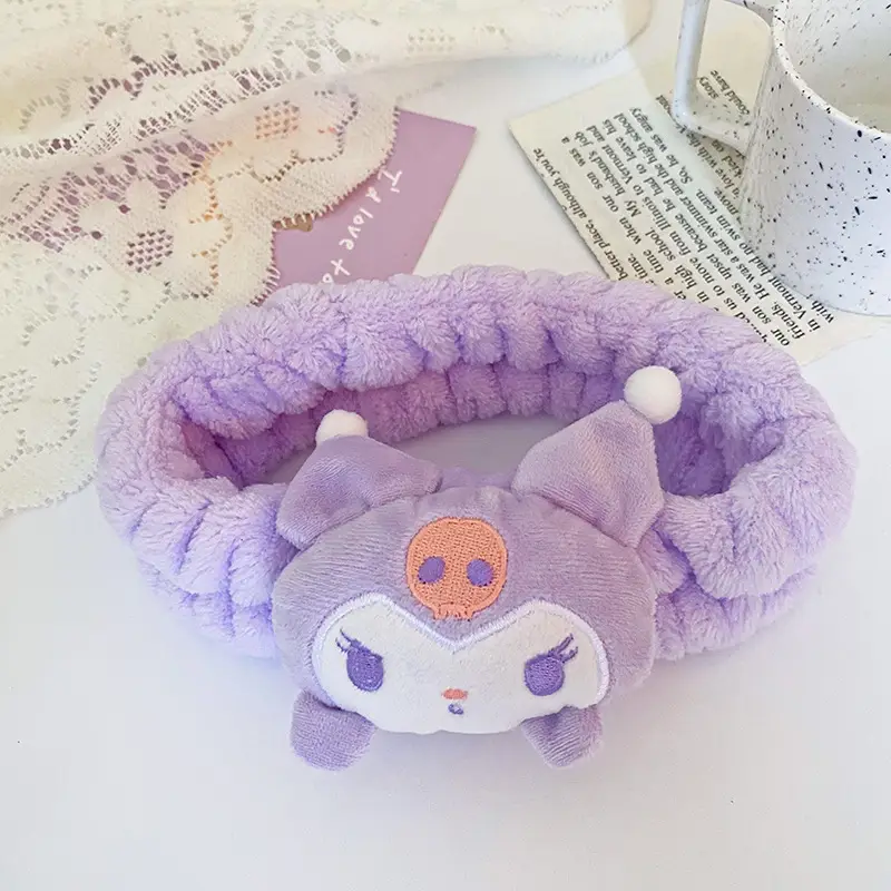 Plush Cute Hair Bands for Girls with Animal Design