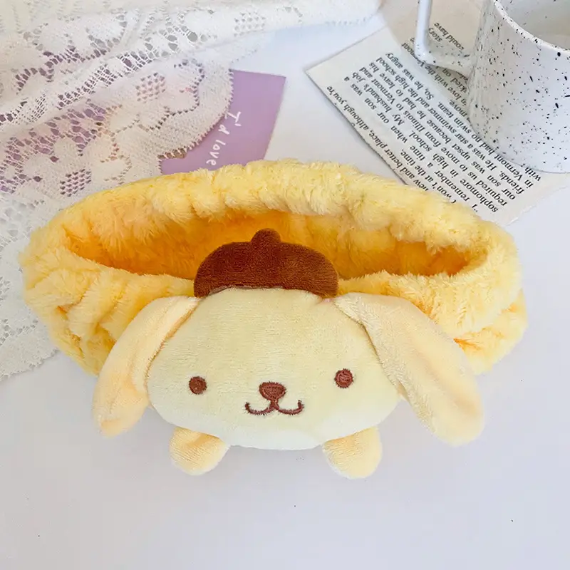 Plush Cute Hair Bands for Girls with Animal Design