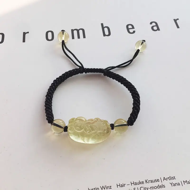 Natural Citrine Crystal Bracelet for Couples - Image 10