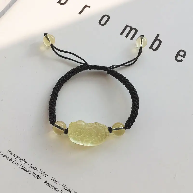 Natural Citrine Crystal Bracelet for Couples - Image 11