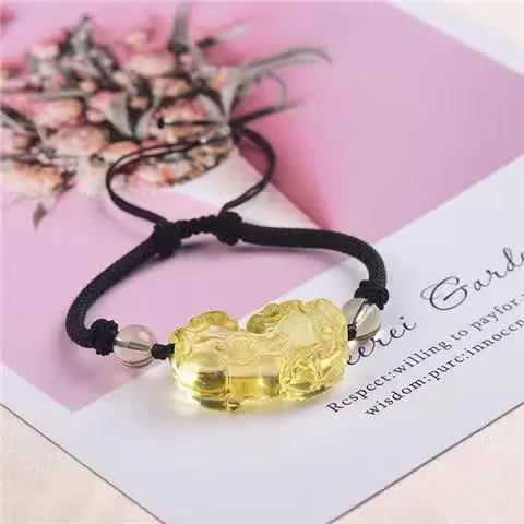 Natural Citrine Crystal Bracelet for Couples - Image 6