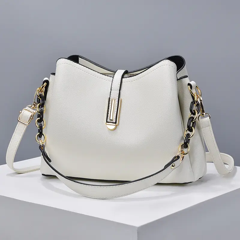 Women's Black Satchel Crossbody Bag 2025 New Fashion - Image 3