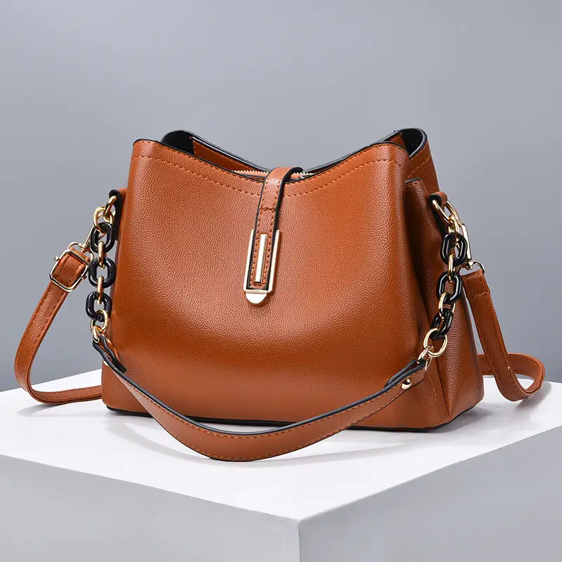 Women's Black Satchel Crossbody Bag 2025 New Fashion - Image 6