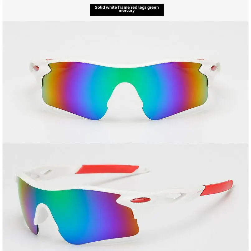 Men Women Cycling Sunglasses Black Yellow Clear Lens - Image 15