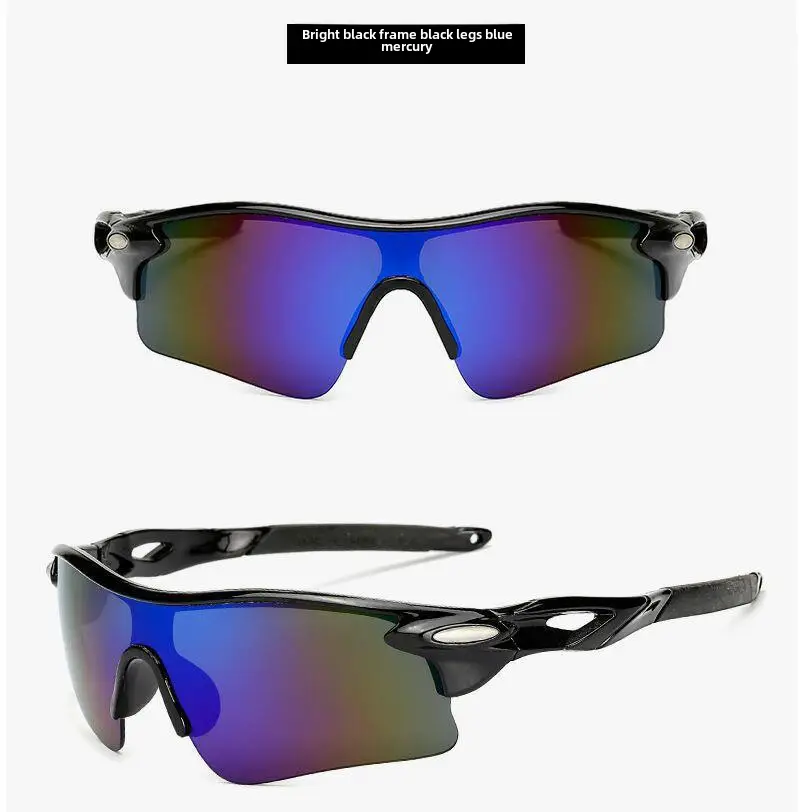 Men Women Cycling Sunglasses Black Yellow Clear Lens - Image 17