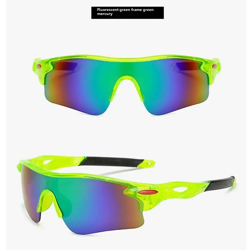 Men Women Cycling Sunglasses Black Yellow Clear Lens - Image 23