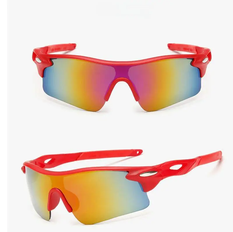 Men Women Cycling Sunglasses Black Yellow Clear Lens - Image 3
