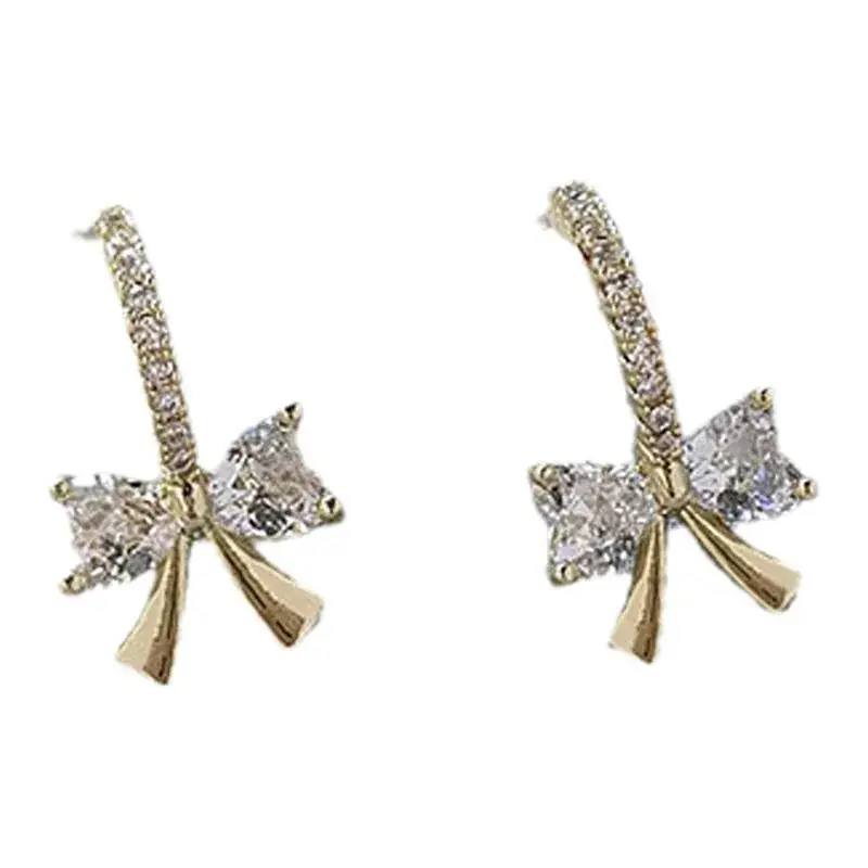 Sterling Silver Bow Earrings for Women 2022 - Image 5