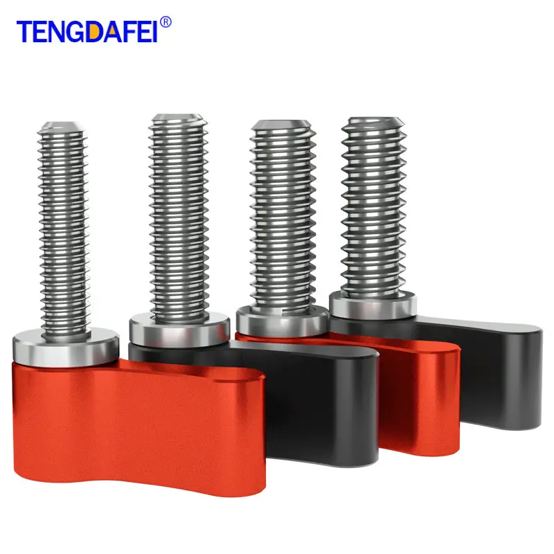 Adjustable Handle Screw Knob L Type 7 Word Hand Screw Lock 1/4 - Image 79