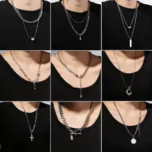Titanium Dinosaur Movable Necklace for Men — feature 5