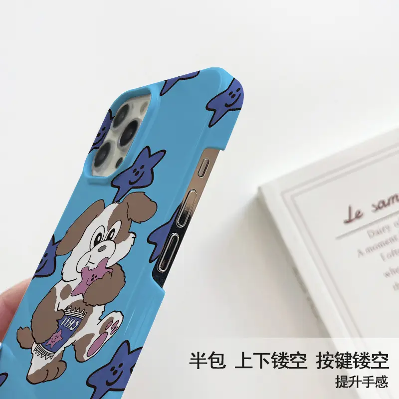 Ouyang Nana Bear Blue Phone Case 14 13 Pro 12 11 XR - Image 7