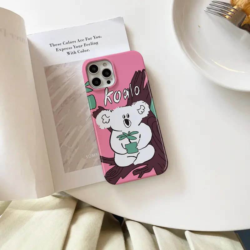 Ouyang Nana Bear Blue Phone Case 14 13 Pro 12 11 XR - Image 3